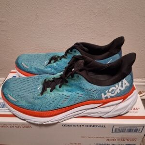 Hoka One One Clifton 8 Black Running Shoes